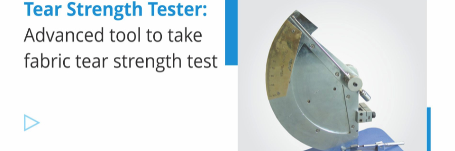 Tear strength tester-Advanced tool to take fabric tear strength test 